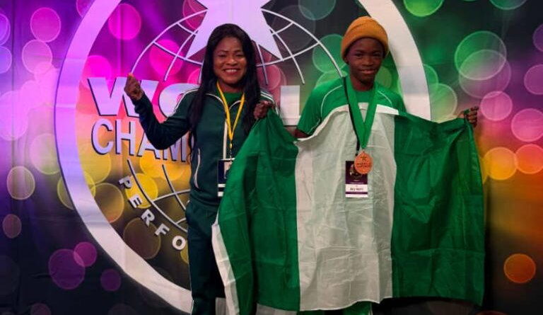 12-yr-old Nigerian wins bronze at World Performing Arts Championships
