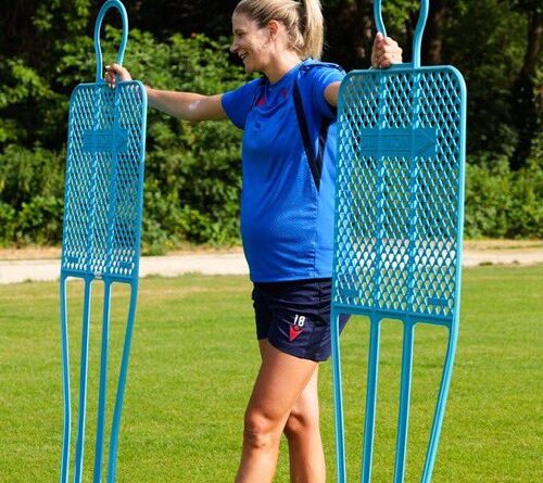 7-month pregnant Crystal Palace star joins pre-season training