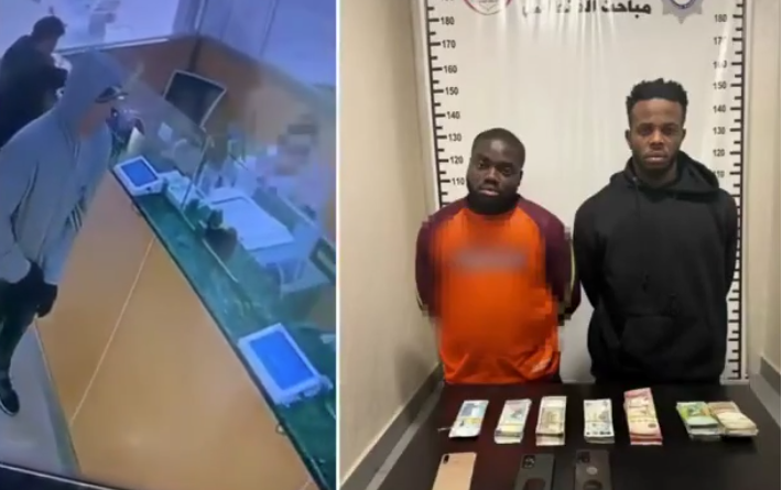 Two Nigerians jailed seven years for armed robbery in Kuwait