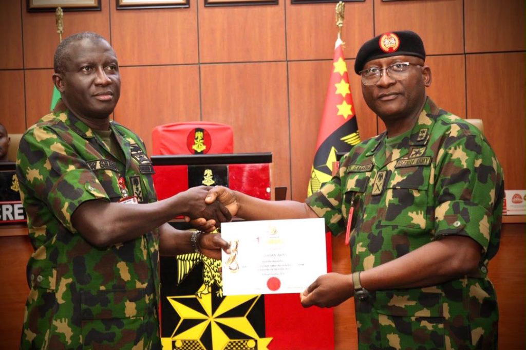 Nigerian Army honoured as Africa’s best in counter-terrorism operations