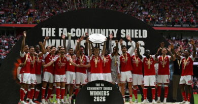Arsenal thrash Man City 3-0 to lift Community Shield