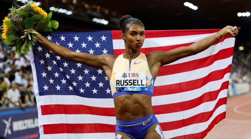 Breaking: American Masai Russell breaks Tobi Amusan’s world record