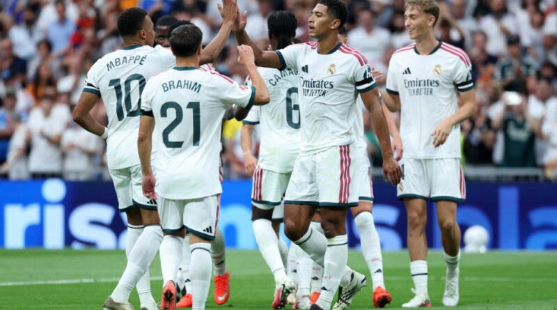 Bellingham, Mbappe on target as Real Madrid thrash Malaga 4-0