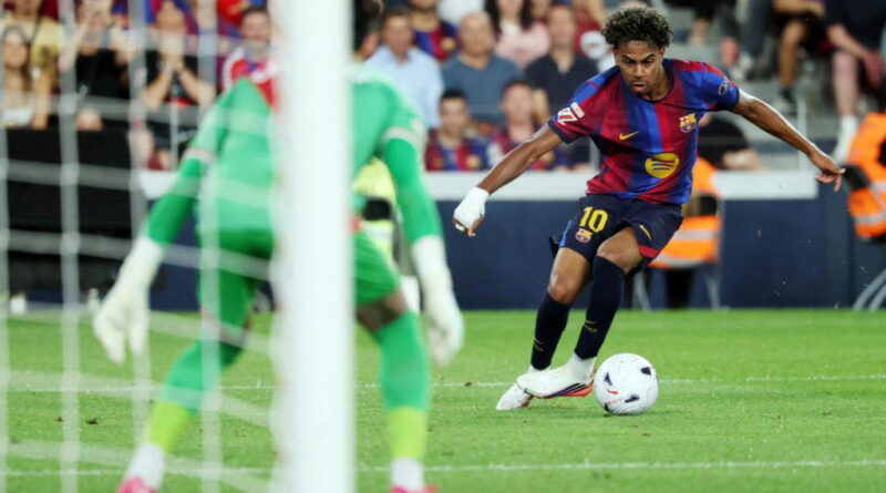 Yamal, Raphinha score braces as Barcelona rout Rayo