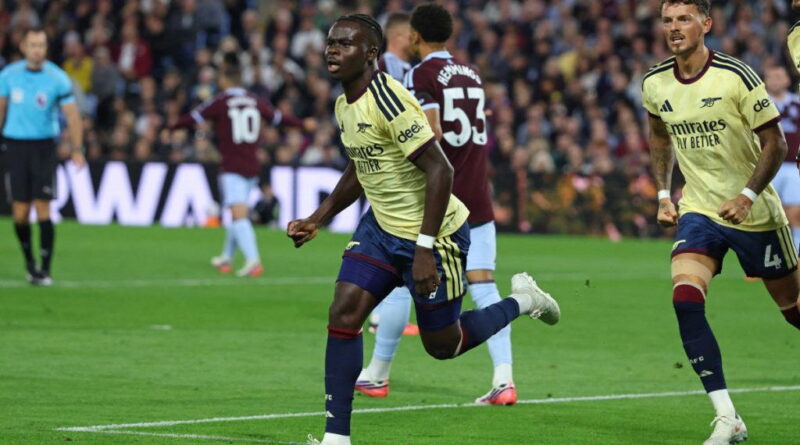 Saka’s goal condemns Villa to defeat as Arteta marks 250th EPL game