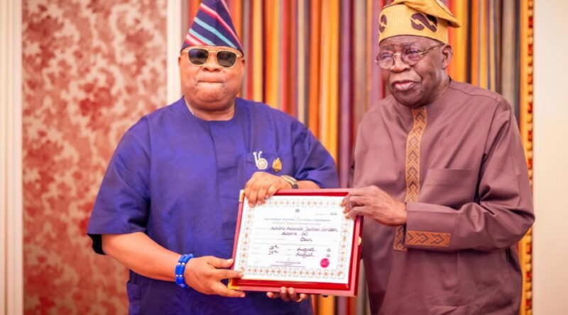 Adeleke’s visit to Tinubu routine courtesy call, no plan to join APC — Campaign Council