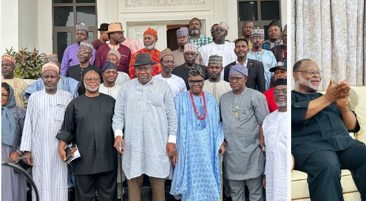 Dickson hosts old AD leaders, associates at Abuja reunion