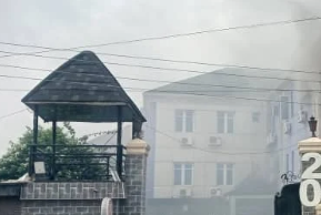 Panic as fire razes hotel in Lagos, no casualty recorded