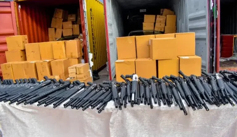 NCS uncovers 399 rifles in Tin Can port shipment
