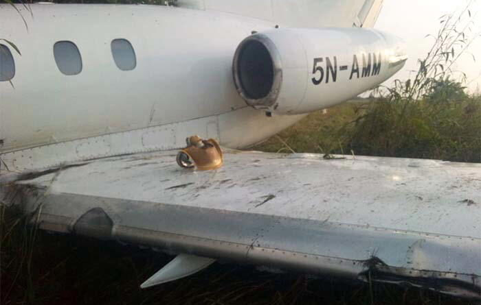 One dead as plane hits car