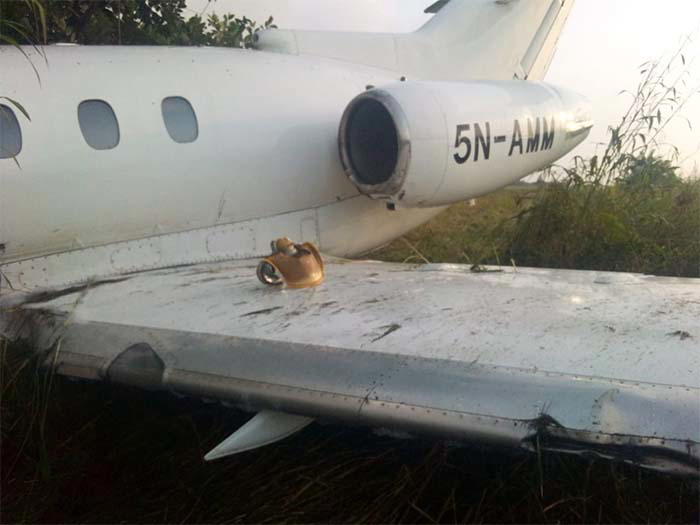 One dead as plane hits car