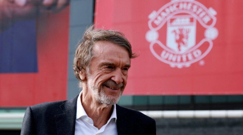 Ineos chairman Jim Ratcliffe is pictured at Old Trafford