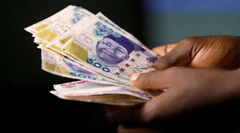 Naira gains N5.54 at official market 