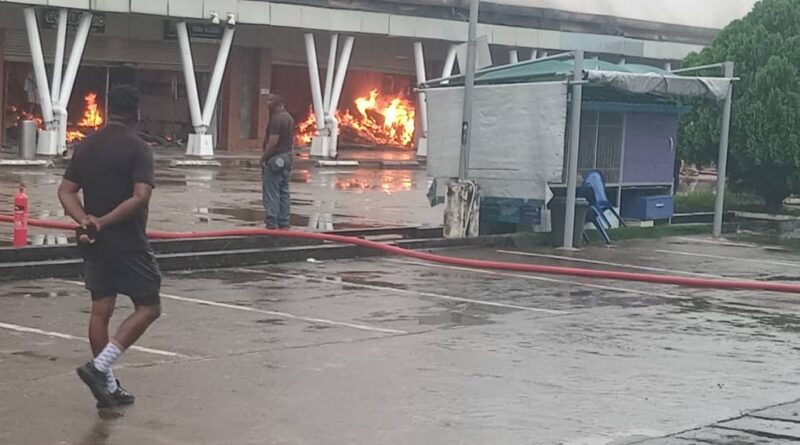 Fire outbreak rocks SPAR outlet in Calabar