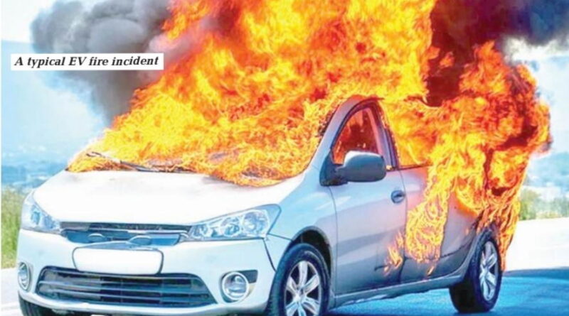 Why electric vehicle fire requires expert handling – Fire Service