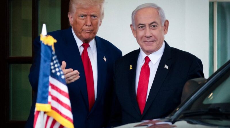 President Trump Meets With Visiting Israeli PM Netanyahu At The White House