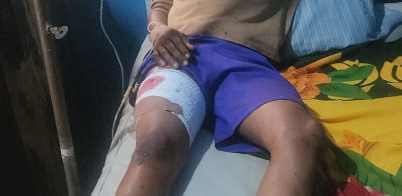 An eyewitness, Kola Adeoti disclosed that the boy was at his mother