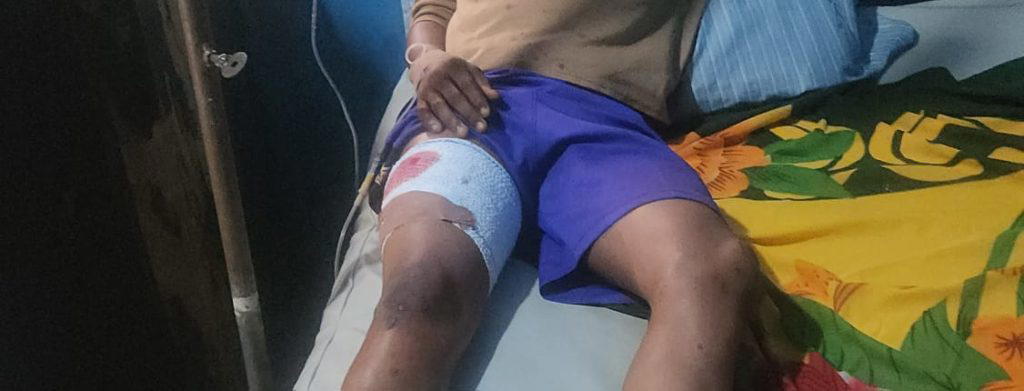 An eyewitness, Kola Adeoti disclosed that the boy was at his mother