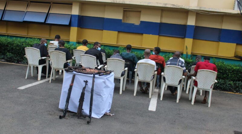 Police parade 14 kidnap suspects, recover 5 AK-47 rifles, 310 rounds in Enugu