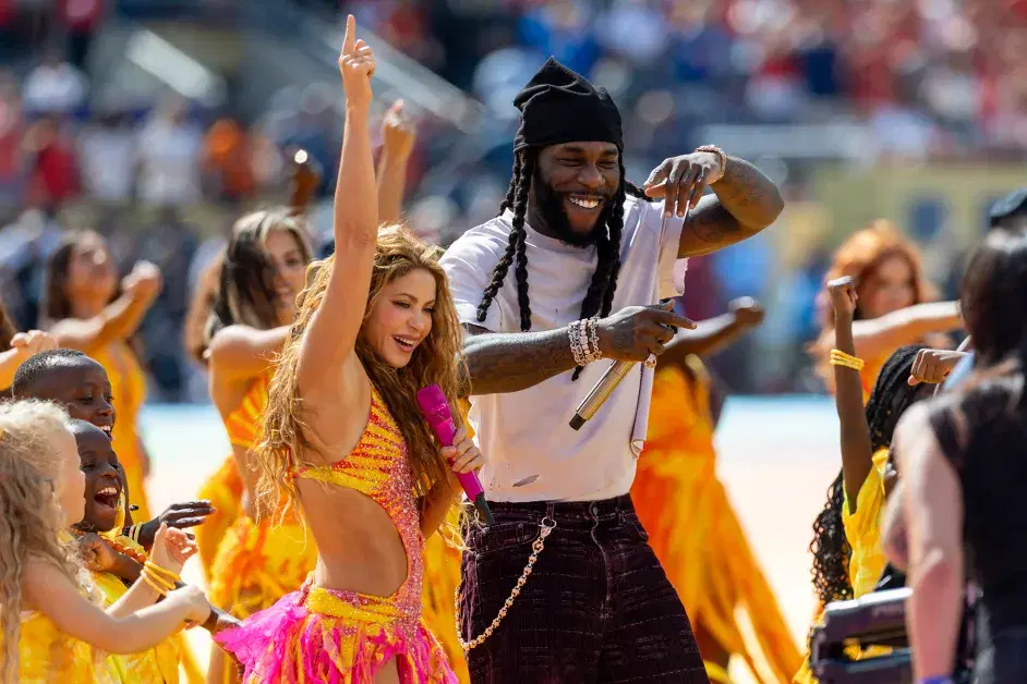 Shakira, Burna Boy’s  hit ‘Dai Dai’ tops Billboard global charts