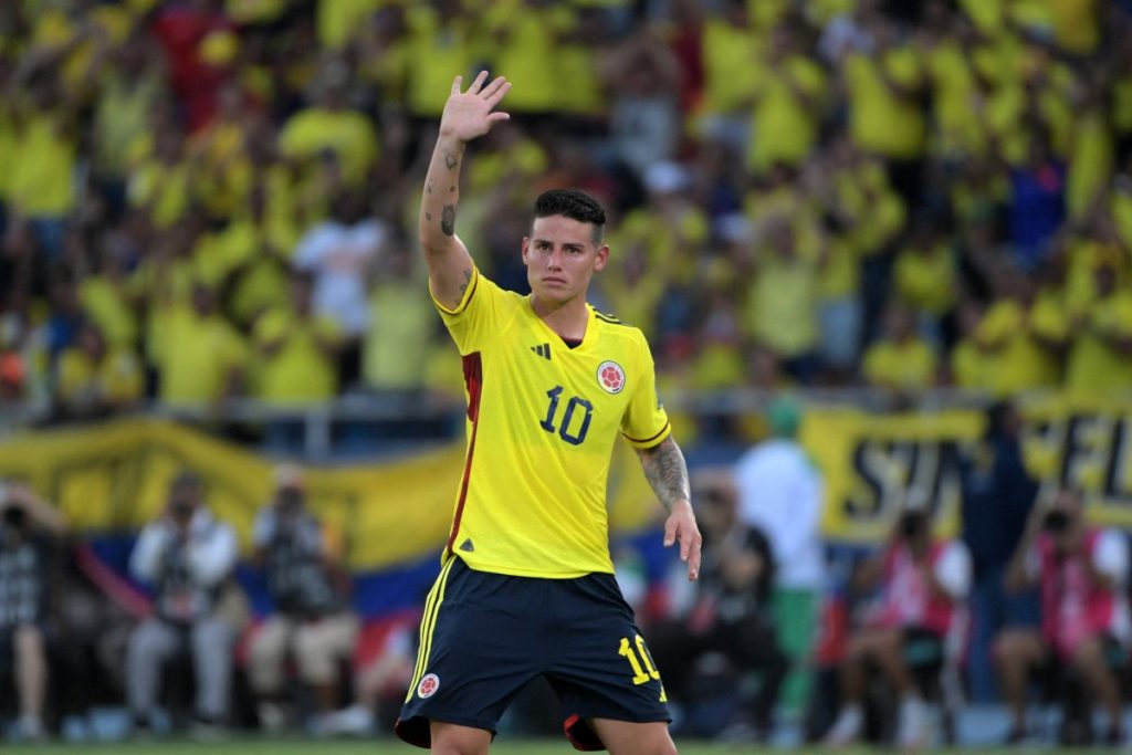 James Rodriguez retires from Colombian national team