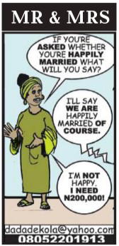 Cartoon: Mr & Mrs (un)happily married