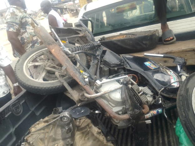 Truck crushes okada passenger on Oshodi-Apapa Expressway
