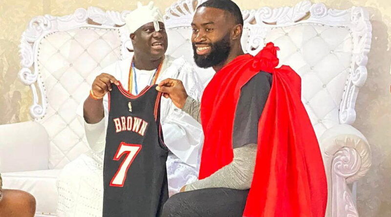 Ooni names NBA star Jaylen Brown ‘Babatunde’