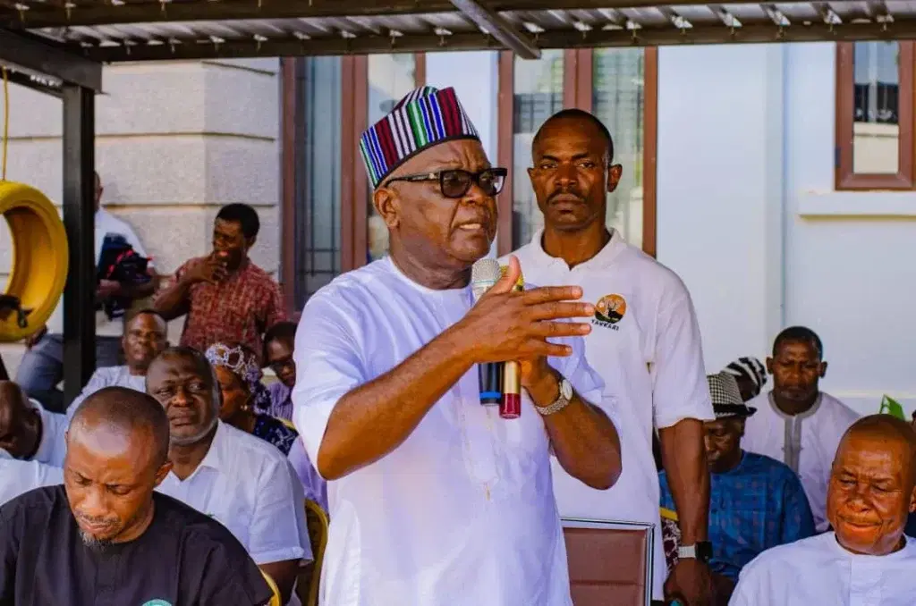Ortom defends lending vehicle to Obi during Benue visit