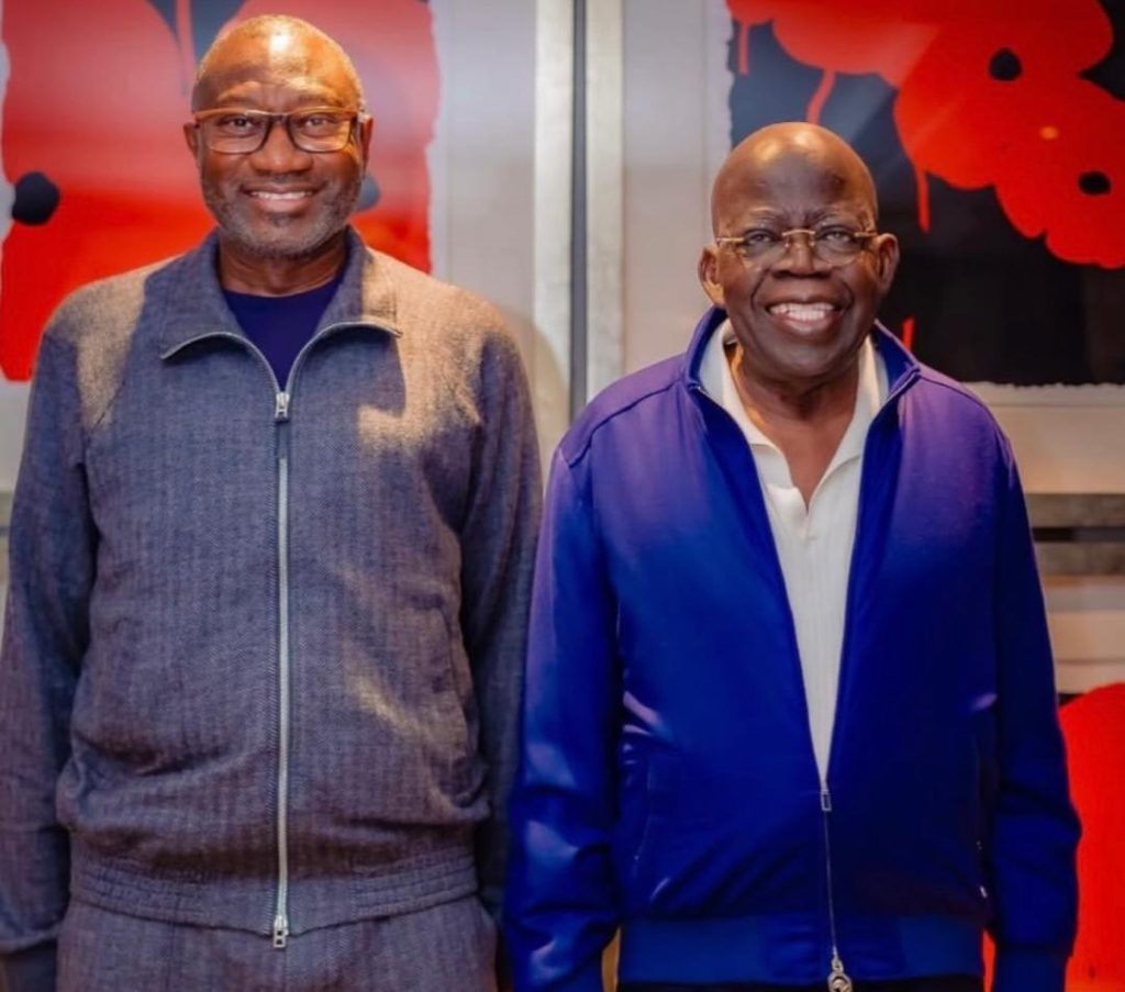 ‘I’m proud of you’ – Otedola writes after dinner with Tinubu in Paris