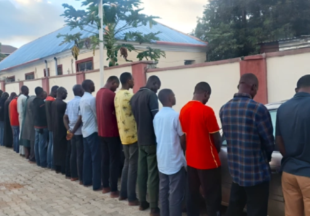 Illegal miners’ deaths: NSCDC parades detained commandant, 23 others