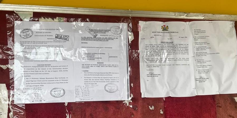 Osun poll: APC, PDP file petitions challenging Adeleke’s re-election