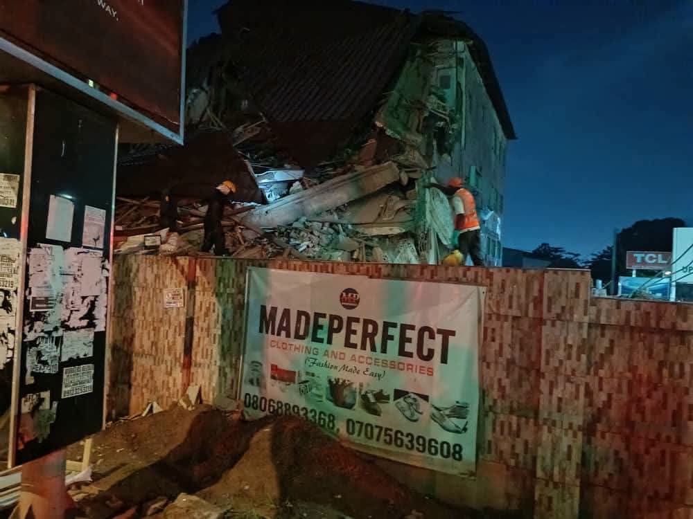 Collapsed building: Emergency responders on ground – Wike’s aide