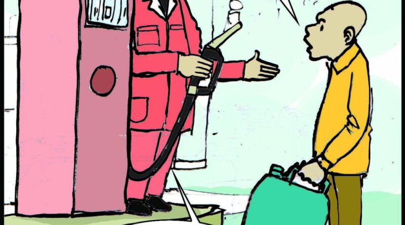Cartoon petrol