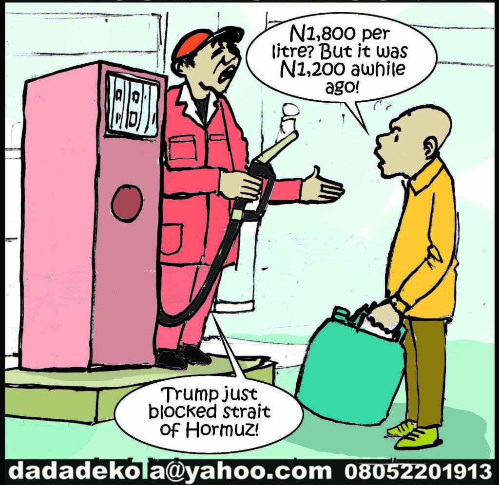Cartoon petrol