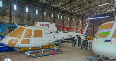 NAF takes delivery of five new helicopters