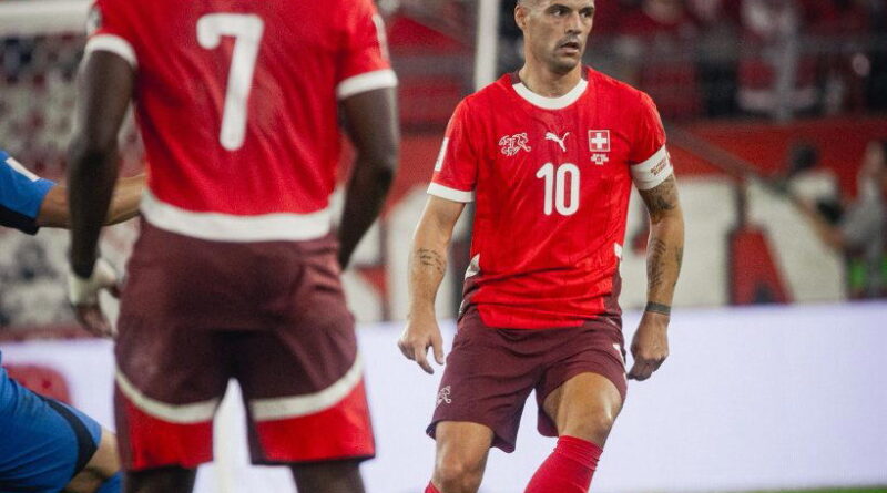 Switzerland to play without Xhaka over fake Covid certificate