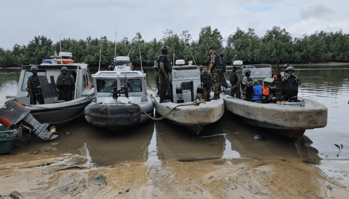 Navy uncovers 182,000 litres of suspected stolen crude oil in Rivers