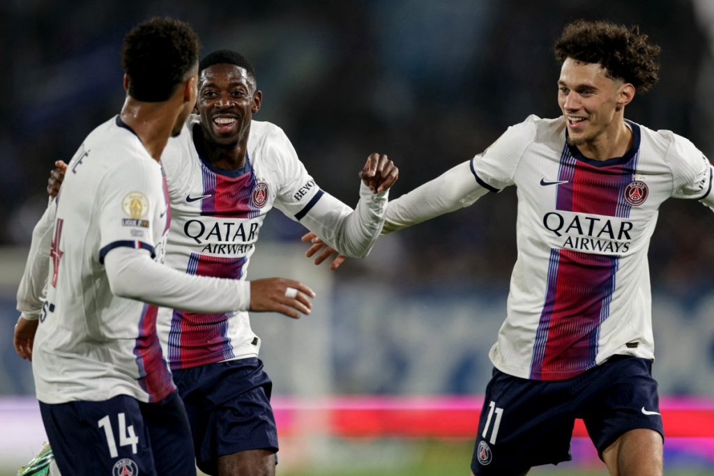 PSG fight back to beat Strasbourg after Dembele penalty miss