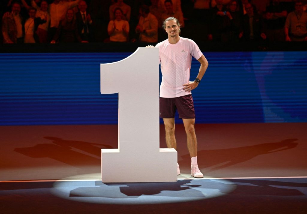Germany’s Zverev becomes tennis world No. 1
