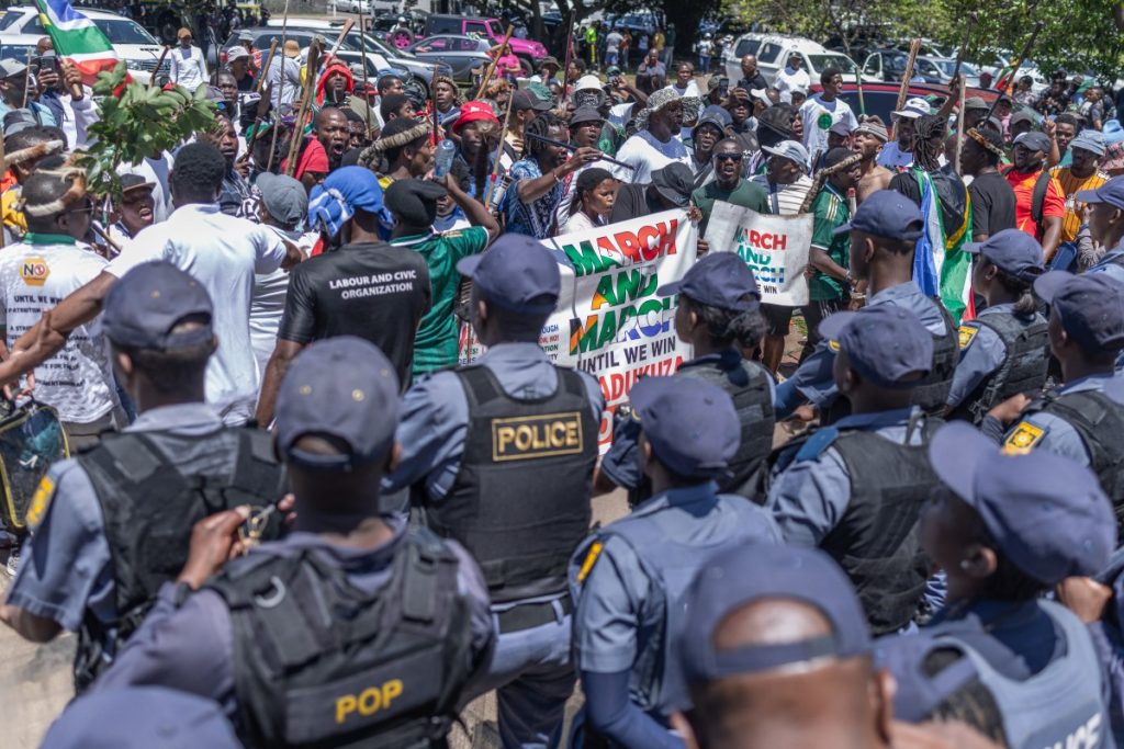South African court sets limits on anti-migrant demonstration