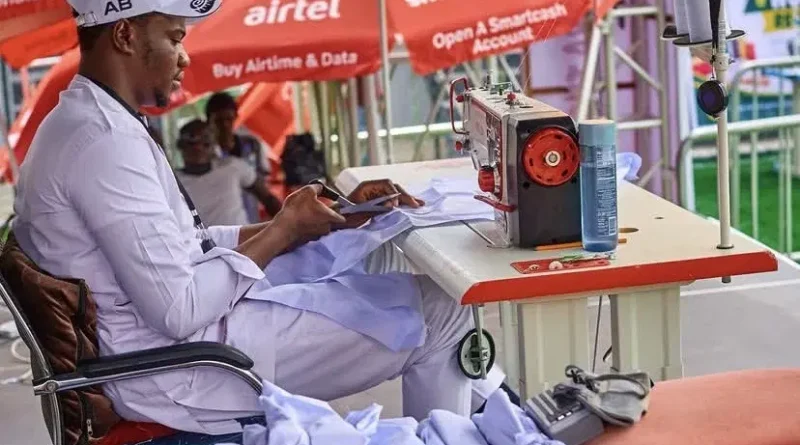Nigerian tailor targets Guinness record with 120-hour sewing marathon
