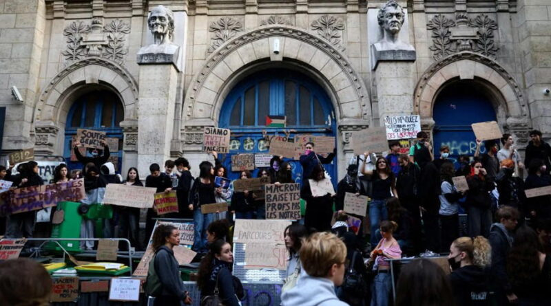 Hundreds of French high schools shut as teen protests escalate