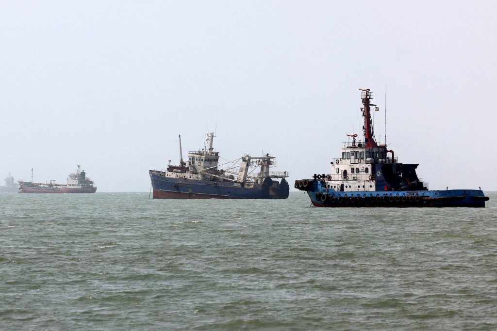 Iran says ship sank in Hormuz