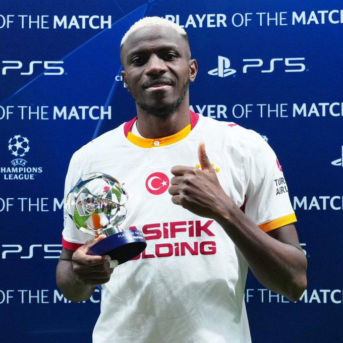 Osimhen scores as Galatasaray defeat Lille 4-2 in Champions League thriller