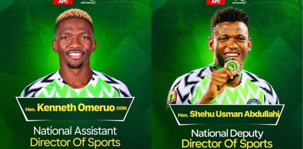 City Boy Movement names Super Eagles stars Omeruo, Shehu to leadership roles