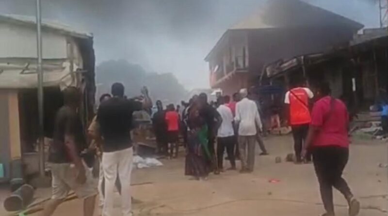 Fire destroys shops, goods at Abuja’s Kugbo furniture market