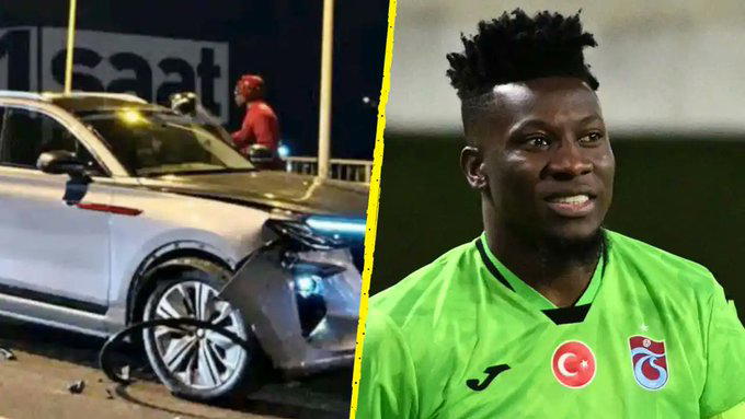 Man United goalie Onana rushed to hospital after car accident in Turkey
