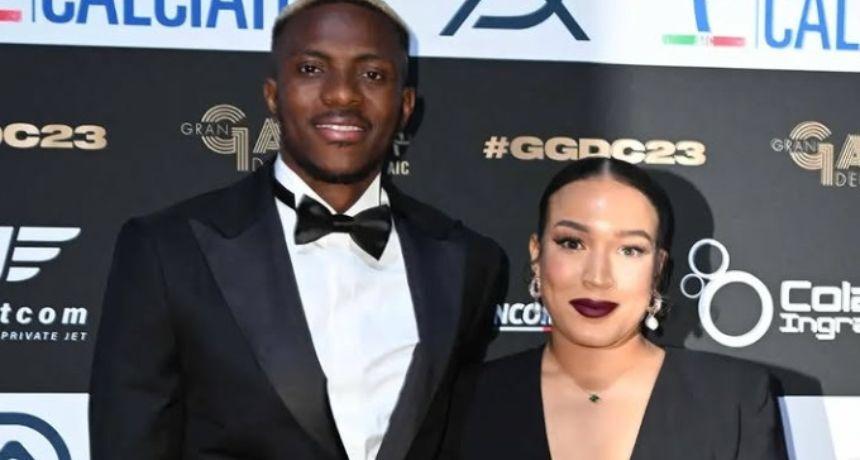 Osimhen welcomes second child with Cameroonian-German girlfriend